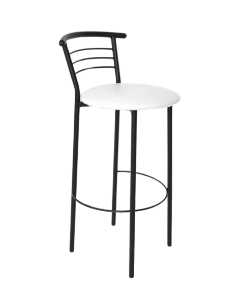 Scaun bar Marco Hoker Black,alb